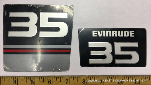 Evinrude 35 Decals for Sale