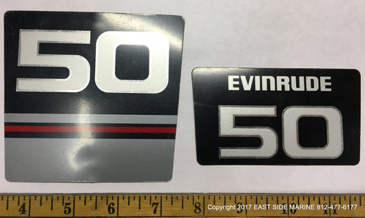 Evinrude 50 Decals for Sale
