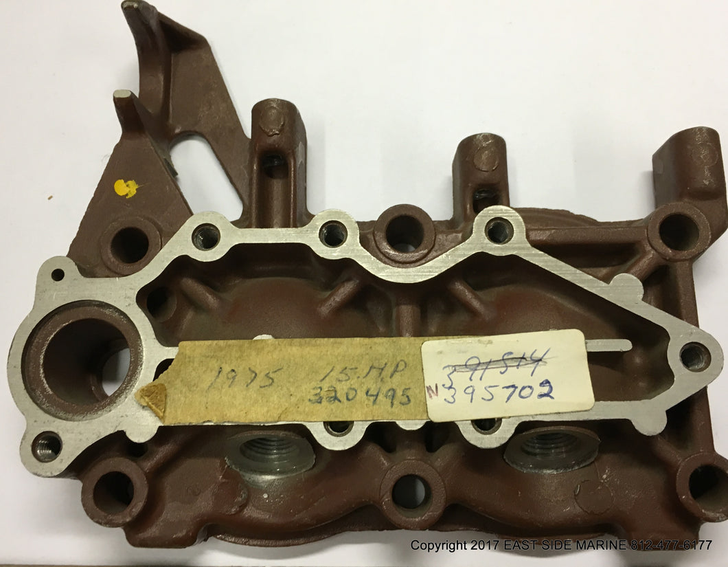 395702 Cylinder Head & Water Cover for Sale